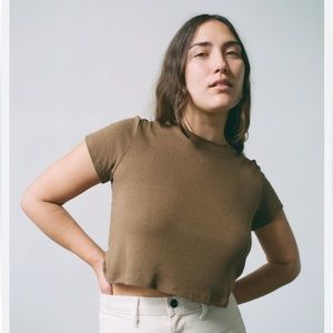 Ozma of California Lou Tee in Coffee